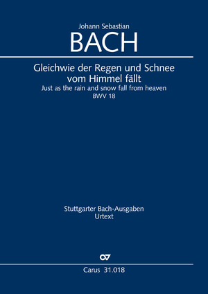 Thumbnail: Johann Sebastian Bach: Just as the rain and snow fall from heaven